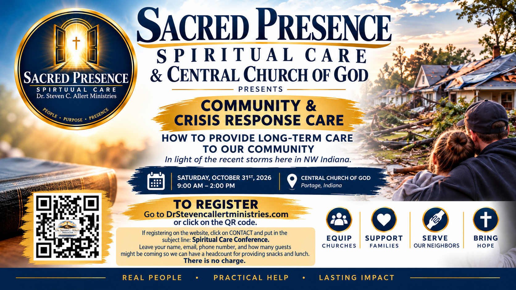 Dr. Steven C. Allert Fall 2026 Speaking Schedule flyer